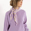 Danecharmer Merinowollschal Ice Lilac/Light Beige im Alltag