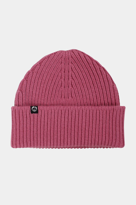 Danewarm Thoughts Beanie Danefae Altrosa – Detailansicht weiches Strickbild in zartem Altrosa