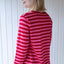 Zeitloses Damen-Shirt mit langen Ärmeln in Spicy Pink