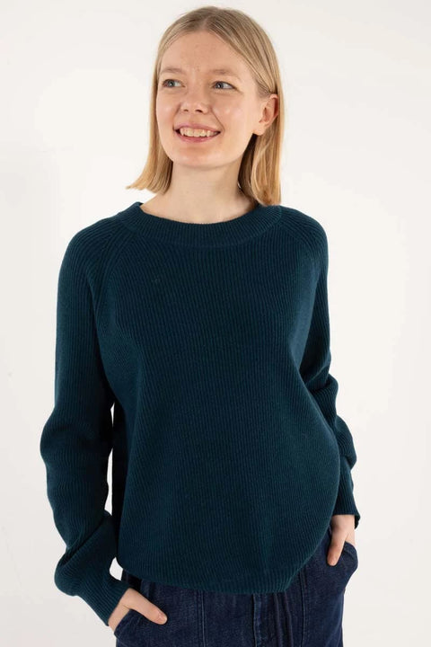 Grob gestrickter Oversize-Wollpullover aus Merinowolle von Danefae