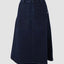 Langer Jeansrock mit Stretch von Danefæ in Blau