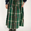 Herbstlicher Rock aus 100 % Baumwolle mit Karo-Muster
