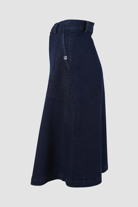 Komfortabler Damenrock aus Baumwoll-Denim von Danefæ