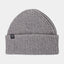 Danewarm Thoughts Merino Beanie Danefae in Grau-Glitter, feiner Glitzereffekt auf warmem Grau, Merinowolle