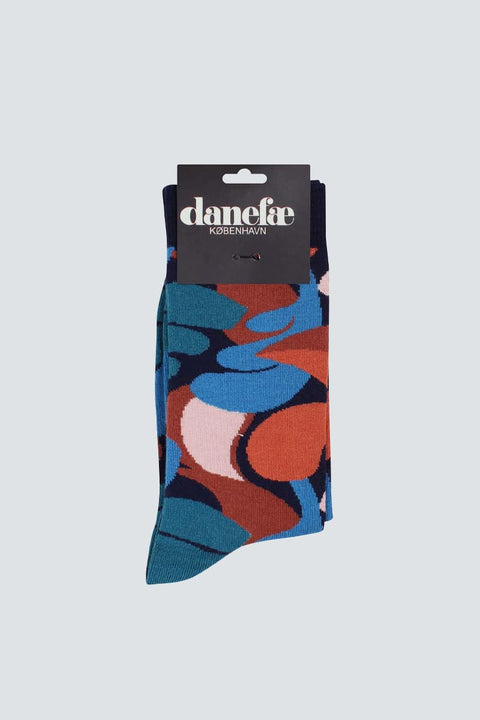 Weiche Bambussocken in Blau und Braun von Danefae