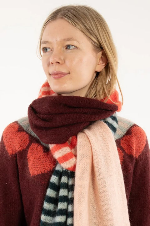 Warmer Danefae Wollschal aus Woll-Mohair-Mix