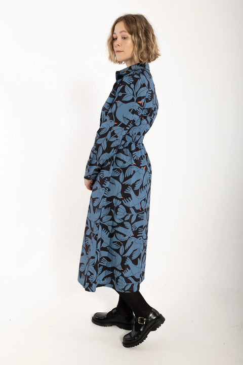 Danefæ Hemdkleid Dangrundtvig getragen im Alltag
