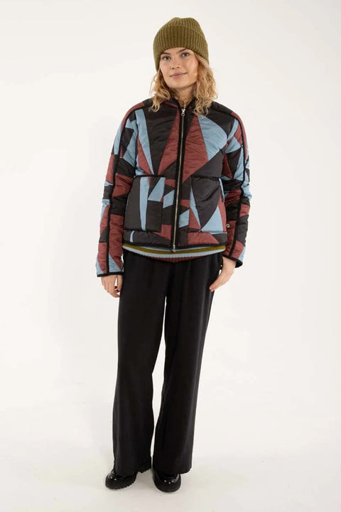 Stylische Damenjacke von Danefae in warmem Brick-Ton