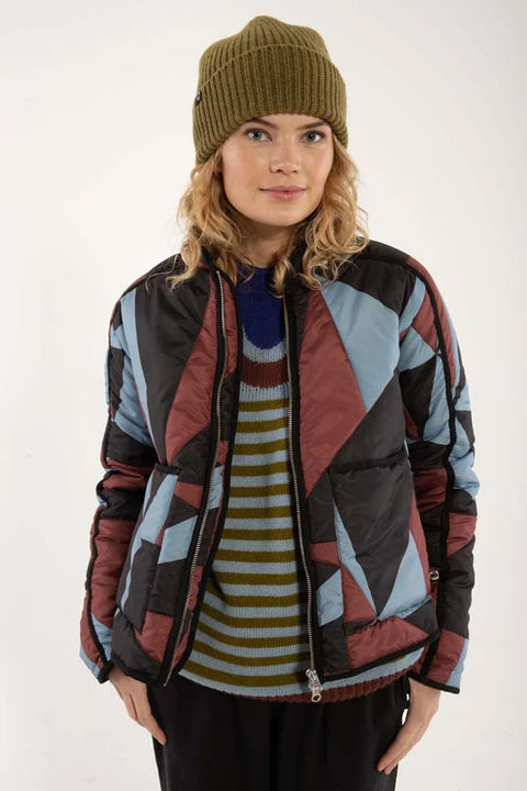 Danemaple Thermo Jacket Dk Brick mit Steppmuster von Danefae