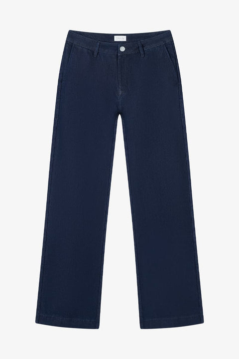 Nachhaltige Flared Jeans von DAWN mit ausgestelltem Schnitt
