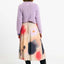 Dax Skirt Print Garden SUITE13LAB – Detailansicht feiner Mikrocord mit Blumenprint, elastischer Innenbund, 100% Bio-Baumwolle
