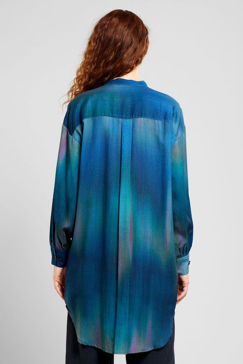  "Ljunga Abstract Light Multi Color" Shirt - Seitliche Taschen für Funktionalität und Stil
