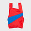 Mittelgroße rote The New Shopping Bag von Susan Bijl aus 100% recyceltem Ripstop-Nylon