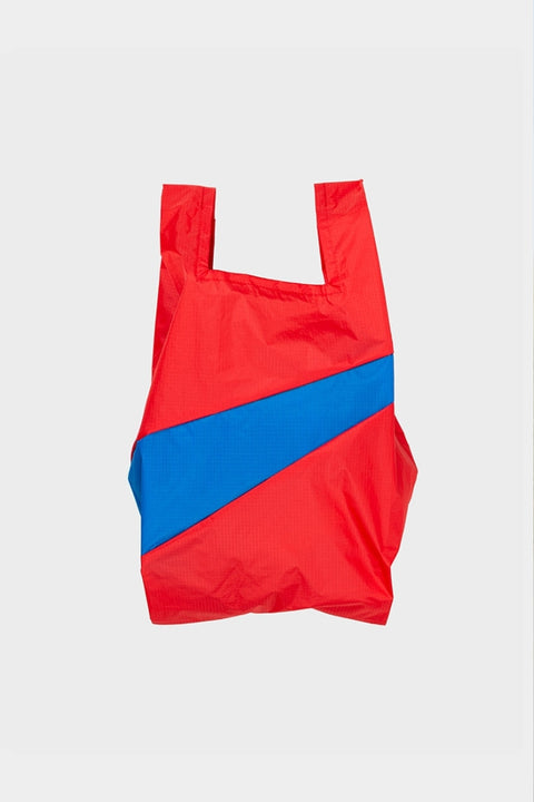 Mittelgroße rote The New Shopping Bag von Susan Bijl aus 100% recyceltem Ripstop-Nylon