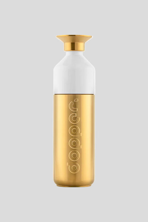Goldene Dopper Steel Limited Edition Wasserflasche aus recyceltem Stahl