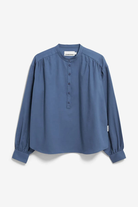 ARMEDANGELS Bluse Efinaraa Brushed in Hellblau