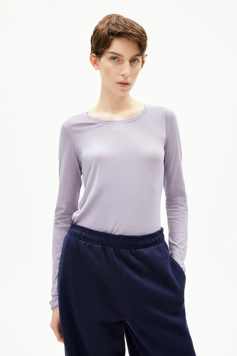 ARMEDANGELS Einiaara Soft Longsleeve in Helllila