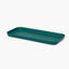Small Tray Blue Abyss von EKOBO, 32 x 14 x 2 cm, satiniertes Finish in tiefem Blau, hoher Rand, BPA-frei