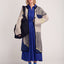 Moderner Eyvan Coat Elements in Blau, Schwarz, Creme und Grün