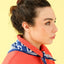 Foulard Bébé Enfant Damier Bleu von Maison Augustin