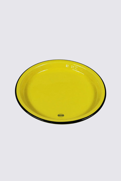 Gelber Cabanaz Medium Plate - Perfekt für stilvolles Tischgedeck