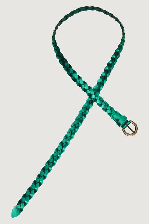 Glitter Braid Gürtel, Very Green