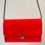 Große Brottasche LARGE Neonorange von papoutsi, mattes Rindsleder, 27,5 x 19 x 8 cm, Crossbody, handgefertigt in Berlin
