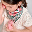 Cotton Neck Scarf for Babies with Delicate Floral Print