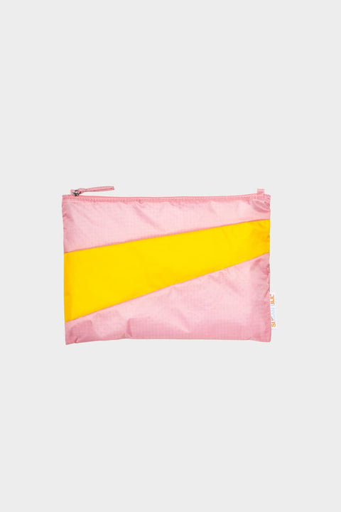 Susan Bijl Medium Pouch Pink Panther Sunflower Tasche