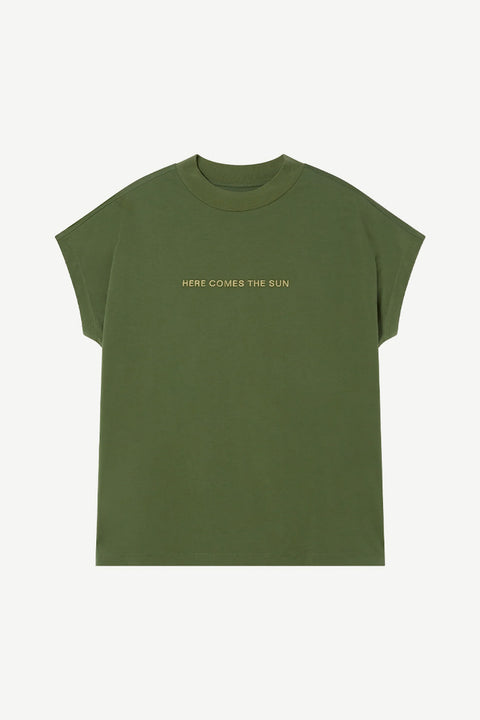 Grünes Bio-Baumwoll-T-Shirt von Thinking Mu
