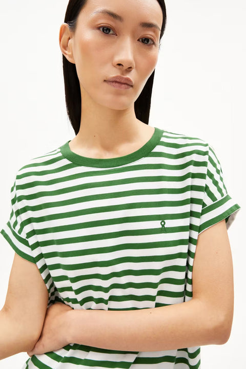 Idaara Stripes T-Shirt von ARMEDANGELS mit Rundhalsausschnitt