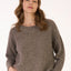 IMA Loose Sweater von Les Racines du Ciel aus Baby-Alpaka, Greige