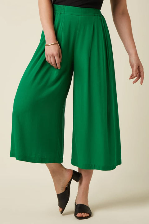 Jane Culotte Atomic King Louie – Detailansicht Seitentaschen und Reißverschluss, Very Green