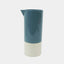 Water Jar Cyl Blau von KINTA, handgefertigtes Steinzeug, 1000 ml, ø 8,5 x 20 cm, zylindrische Form in Blau