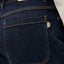 Denim-Hose Theresa mit Reißverschluss und Knopfverschluss