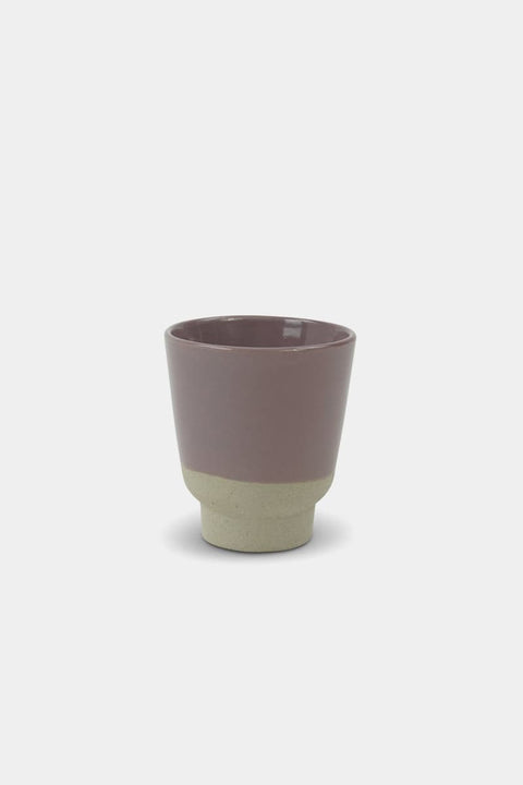 Cup Rutunda S Sand Clay Thistle von KINTA in Hell-Lila, handgefertigtes Steinzeug, 130 ml, 8 x 7 cm