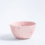 Keramikschale in Pink mit bunten Spritzern