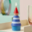 Little One N°3 von not the girl who misses much – bunte Handarbeit-Kerze, Frontansicht