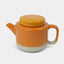Teekanne Cyl L Apricot von KINTA in Orange, handgefertigtes Steinzeug, 950 ml, 13 cm Höhe, zylindrische Form