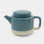 Teekanne Cyl L Blau von KINTA, handgefertigtes Steinzeug, 950 ml, 13 cm Höhe, zylindrische Form in Blau