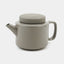 Teekanne Cyl L von KINTA in Grau, handgefertigtes Steinzeug, 950 ml, 13 cm Höhe, zylindrische Form mit matter Oberfläche