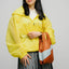 Small Foldable Shopping Bag Light Blue Cinnamon Ripstop Nylon