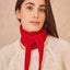 Stylisches Halstuch aus Kaschmir-Mix in Rot