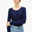 ARMEDANGELS Einiaara Soft Longsleeve in Dunkelblau