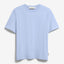 Lualaa T-Shirt ARMEDANGELS, Frontansicht Regular Fit in Hellblau, einfarbig und zeitlos, sauber verarbeitete Säume