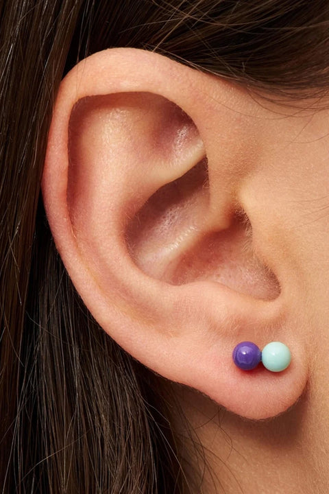 Double Color Ball Ohrring von LULU Copenhagen