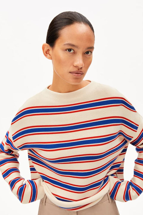 Langarm Strickpullover Bio-Baumwolle nachhaltig