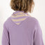 Danecharmer Schal Ice Lilac/Light Beige, Detailansicht Streifen