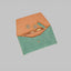 ann kurz Mini Envelope, Suede Brown, Leder-Wallet