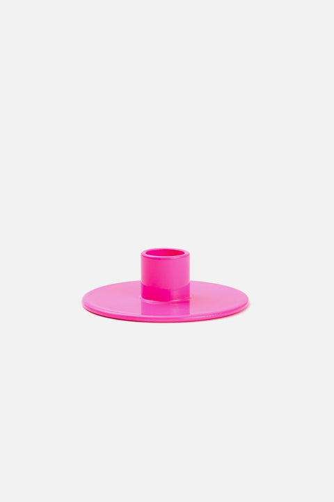 Ein Hauch von Eleganz: Mini Kerzenhalter POP in Neonpink aus hochwertigem Stahl